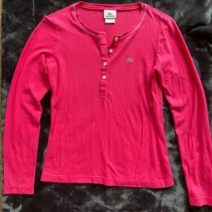 Lacoste long sleeve Henley